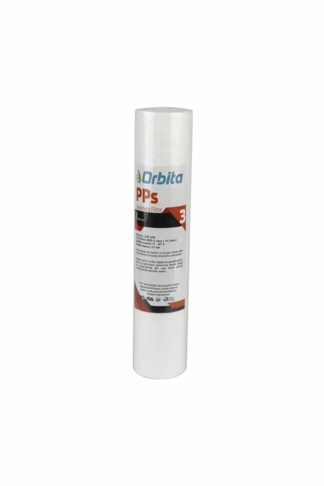Orbita 10'' 1 Mikron Sediment Spun Pp Filtre