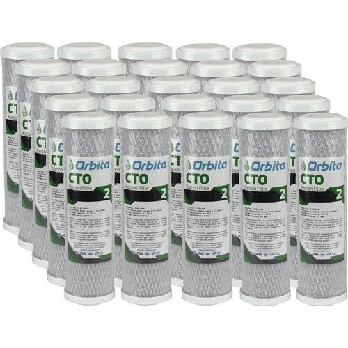 Orbita Toptan 25 Adet Orbita 10'' Cto Blok Karbon Filtre
