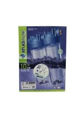 10 Inç Dp Duo Housıng 3/4'' sediment Reçineli Set