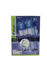 10 Inç Dp Duo Housıng 3/4'' sediment Reçineli Set