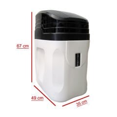Aqualine Swan Mini Kabinet Otomatik Su Yumuşatma Cihazı - Mekanik Zaman Kontrollü