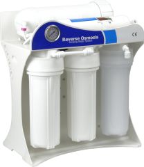 300 Gpd 1 Ton Kapasiteli 10'' Filtreli Reverse Osmosis Su Arıtma Cihazı