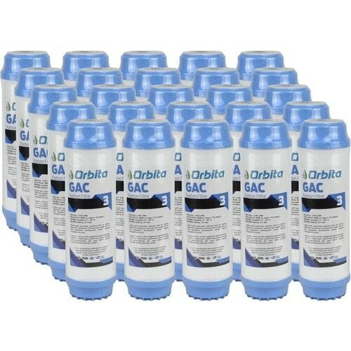 25 Adet Orbita 10'' Gac Granül Aktif Karbon Filtre