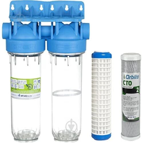 Atlas Filtri Atlas 10 Inç Dp Duo Housıng 3/4'' Dolu Filtre Kabı-yıkanabilir Ve Cto