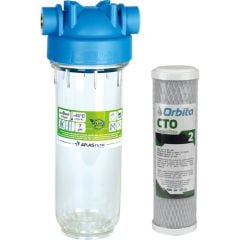 Atlas 10 Inç Dp Mono Housıng 1'' Dolu Filtre Kabı - CTO