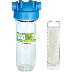 Atlas 10 Inç Dp Mono Housıng 1'' Dolu Filtre Kabı- silifoz