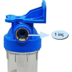 Atlas 10 Inç Dp Üçlü Trıo Housıng 1'' Dolu Filtre Kabı - Yıkanabilir, CTO, Reçine