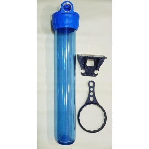 Orbita 20'' İnç Tekli Boş Su Arıtma Filtre Kabı Bağlantı Çapı Seçenekli- 1 1/2